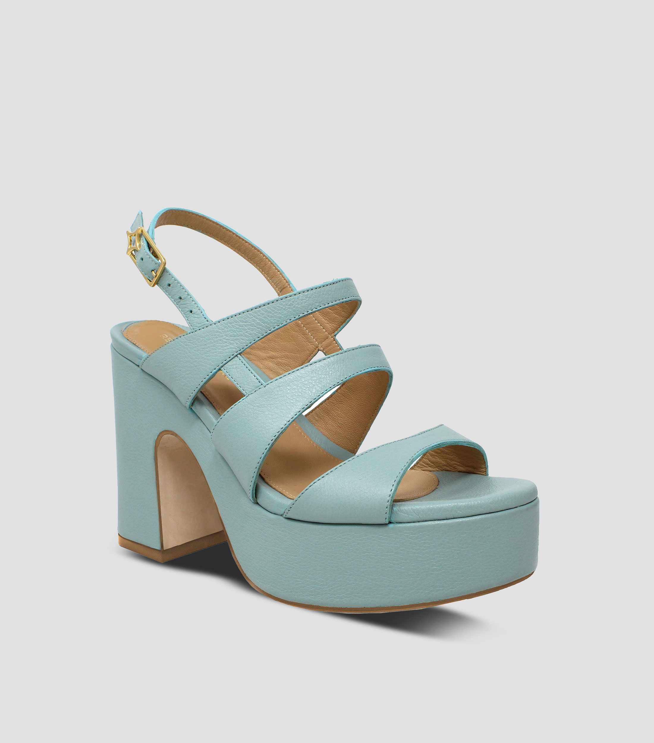 Sandalias con tacon alto ancho y plataforma Marite Mujer